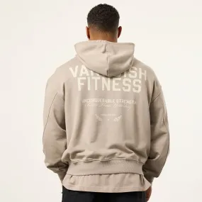 Vanquish TSP Unconquerable Strength Grey Oversized Pullover Hoodie